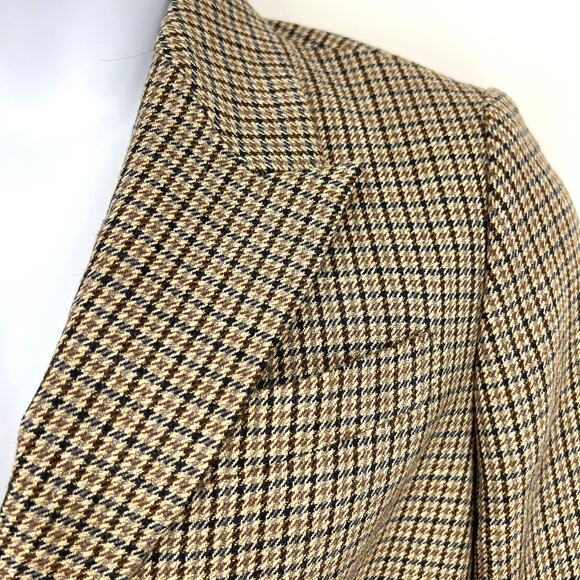Brooks Brothers "346" Womens Houndstooth Wool Blazer Size 12 - Picture 2 of 10